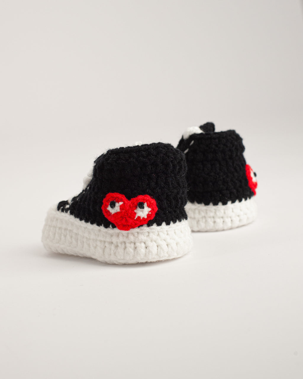 GARCON Black Sneaker Sokkies