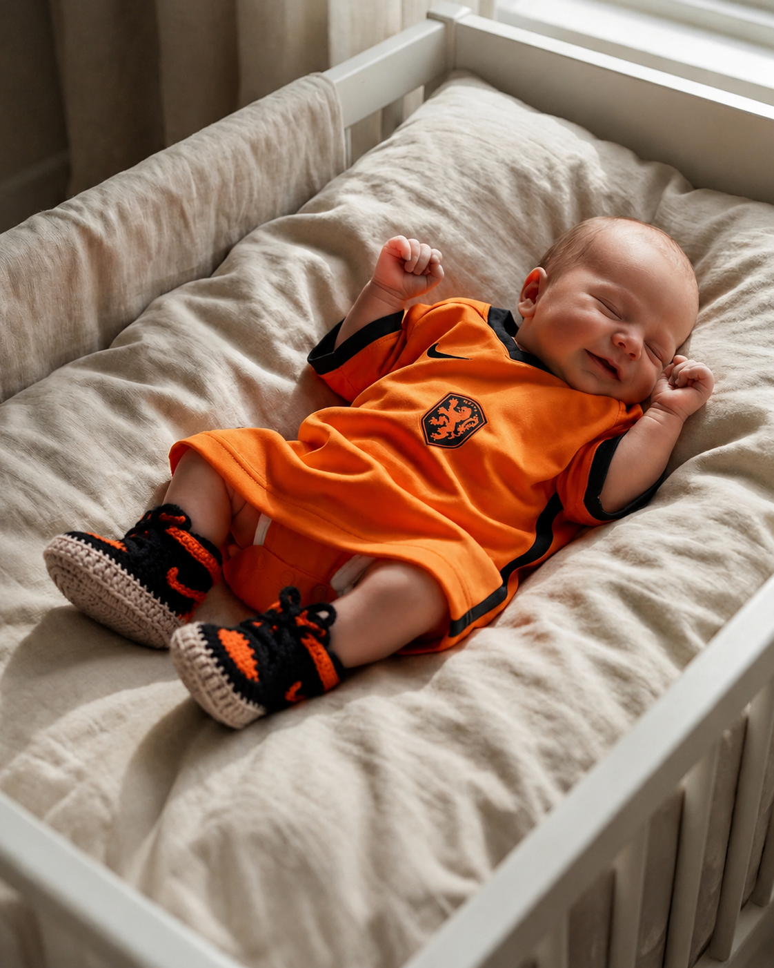 AJ1 ORANGE Sneaker Sokkies